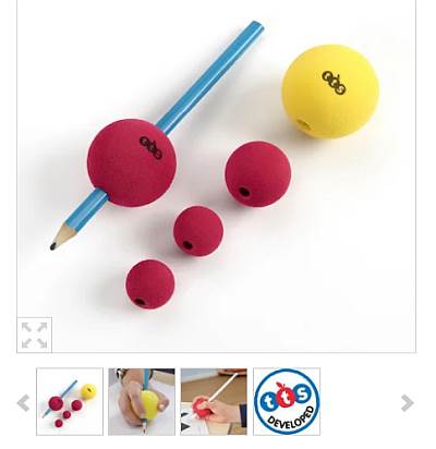 photo of round pencil grips