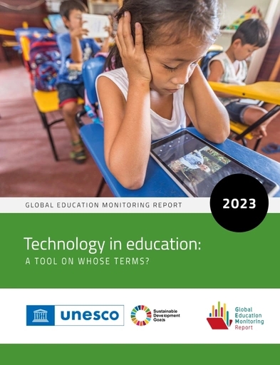 front page of Unesco GEM 2023 report