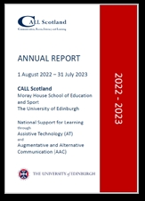 screenshot of CALL annual report 2022-2023