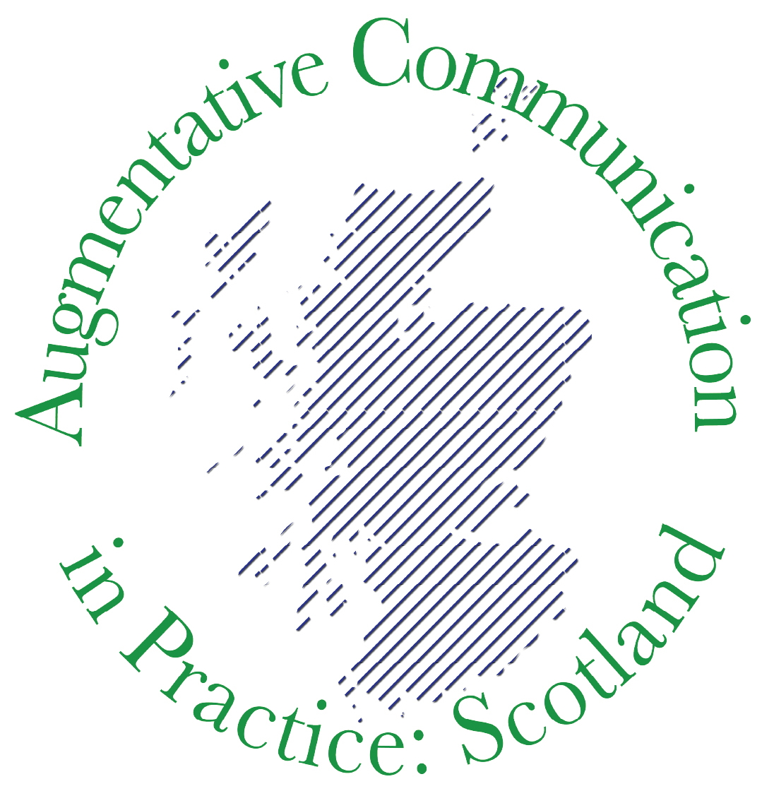 Augmentative Communication in Practice: Scotland logo