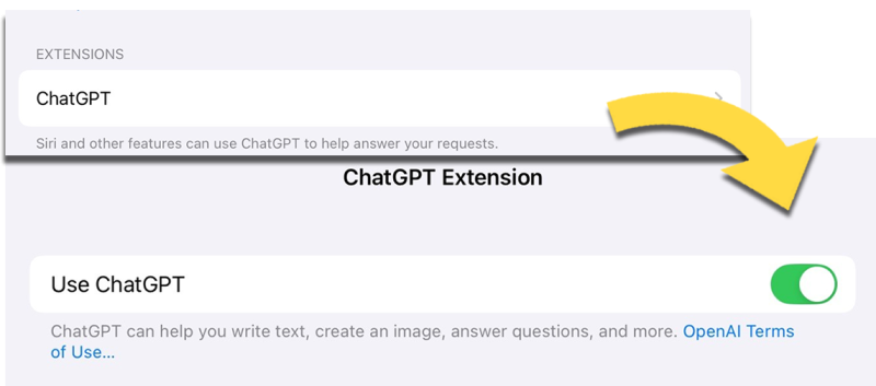ChatGPT extension