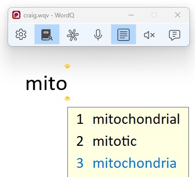Mitochondiean example 
