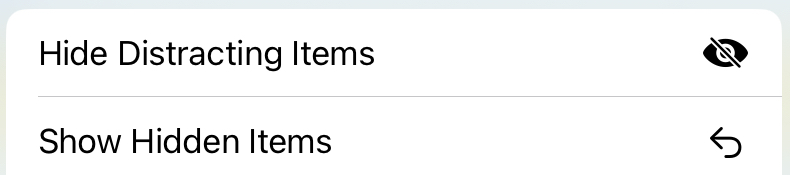 Show Hidden Items 