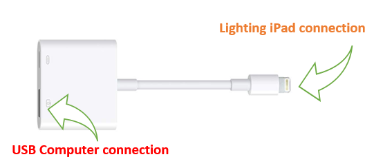 USB camera adapter