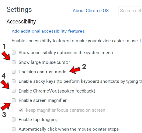 How do I use high contrast on my Chromebook? – SYS Education