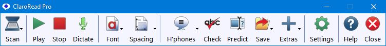 ClaroRead screen shot