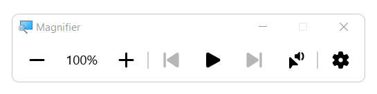 Windows Magnifier 