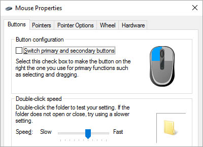 How to Increase or Decrease the Mouse Double-click Speed