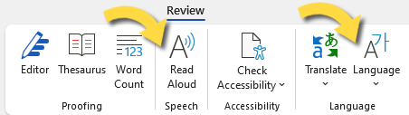 Read Aloud in Word 